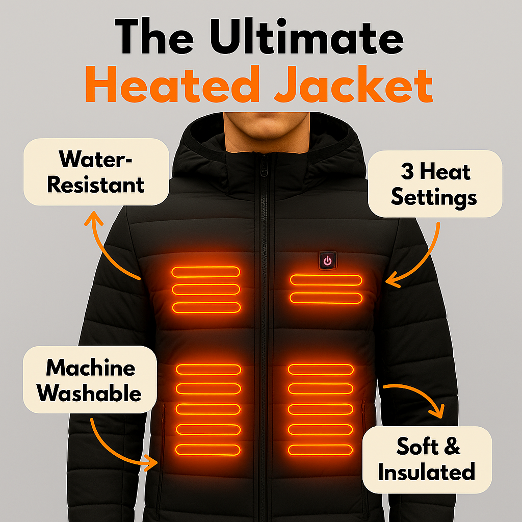 ICE×HEATER 冷暖房服 FREE SIZE ThermaFits™ Pro - Heating Jacket
