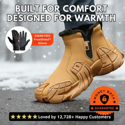 ThermaBoots™ Fleeced Waterproof Boots - Tan